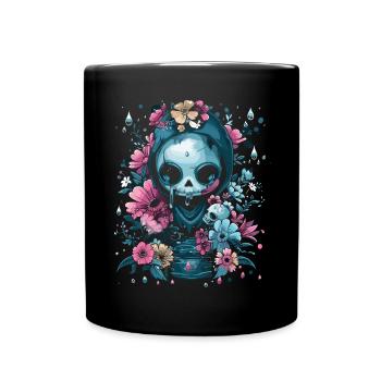 Kawaii Reaper Pastel Goth Cute Anime - Tasse einfarbig - Schwarz - Vorne