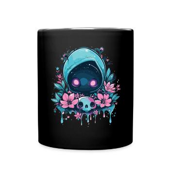 Kawaii Reaper Pastel Goth Cute Anime - Tasse einfarbig - Schwarz - Vorne