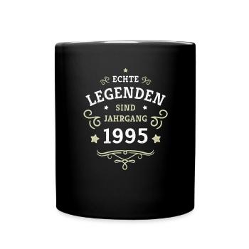 30th Birthday Legends are born in 1995 - Full Colour Mug - black - Front