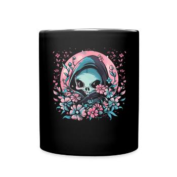 Kawaii Reaper Pastel Goth Cute Anime - Tasse einfarbig - Schwarz - Vorne