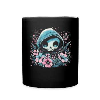 Kawaii Reaper Pastel Goth Cute Anime - Tasse einfarbig - Schwarz - Vorne