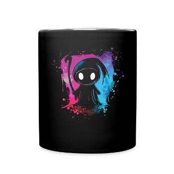Kawaii Reaper Pastel Goth Cute Anime - Tasse einfarbig - Schwarz - Vorne