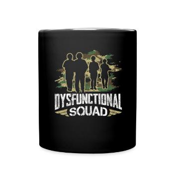 Veteran Medicated Dysfunctional - Tasse einfarbig - Schwarz - Vorne
