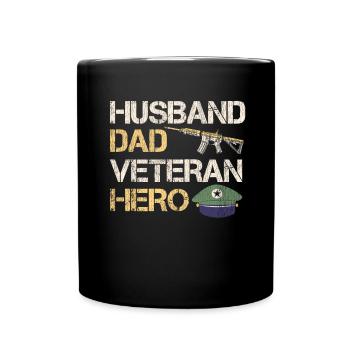 Veteran Medicated Dysfunctional - Tasse einfarbig - Schwarz - Vorne