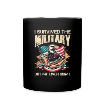 Veteran Medicated Dysfunctional - Tasse einfarbig - Schwarz - Vorne