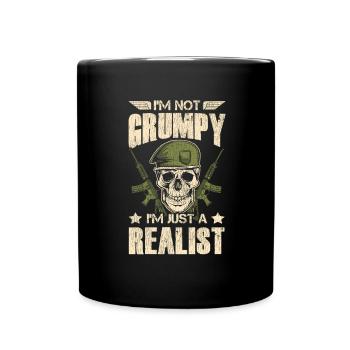 Veteran Medicated Dysfunctional - Tasse einfarbig - Schwarz - Vorne