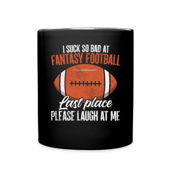 Je suis tellement nul à Fantasy Football Funny FFL Draft - Mug uni - noir - Devant