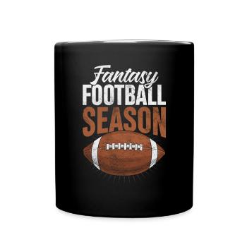 Fantasy Football Saison Repêchage Kickers Drôle FFL - Mug uni - noir - Devant
