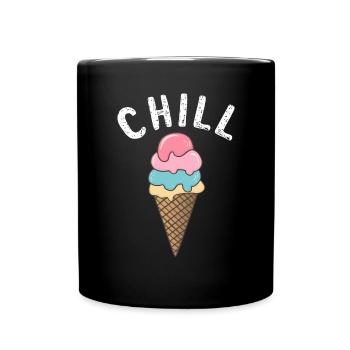 Gelato Lover Chill Collations d’été Crème glacée - Mug uni - noir - Devant