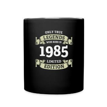 Real Legends Were Born In 1985 40th Birthday - Full Colour Mug - black - Front