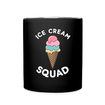 Frozen Cream Lover Squad Drôle de collations d’été Sucré - Mug uni - noir - Devant
