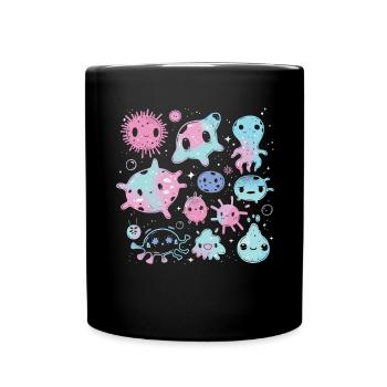 Hand sanitizer Hand washing - Full Colour Mug - black - Front