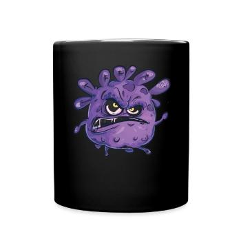 Hand sanitizer Hand washing - Full Colour Mug - black - Front