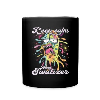 Hand sanitizer Hand washing - Full Colour Mug - black - Front