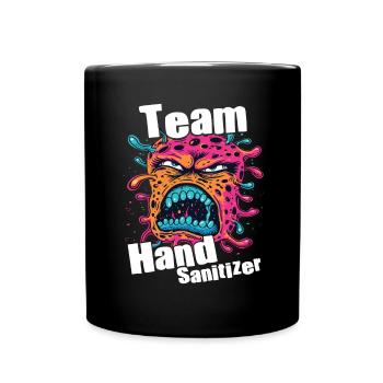 Hand sanitizer Hand washing - Full Colour Mug - black - Front