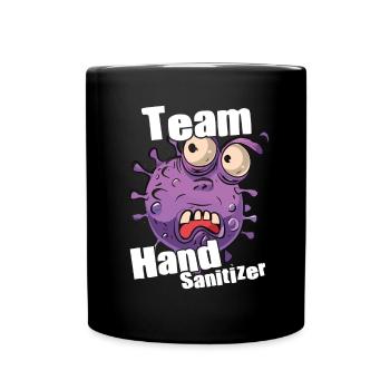 Hand sanitizer Hand washing - Full Colour Mug - black - Front