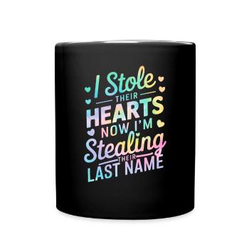 Funny Adoption Tie Dye Foster Care Parenthood - Full Colour Mug - black - Front