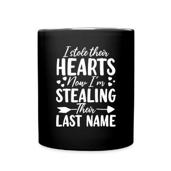 Adoptive Parents Gotcha Day Foster Care Funny - Full Colour Mug - black - Front
