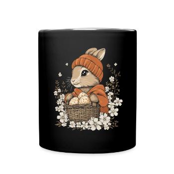 Easter Bunny Gift Easter Women Men Children - Full Colour Mug - black - Front