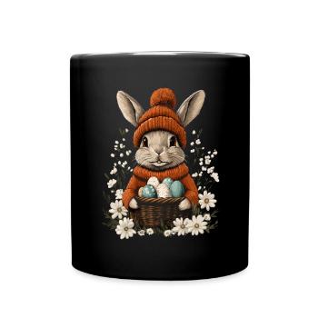 Easter Bunny Gift Easter Women Men Children - Full Colour Mug - black - Front