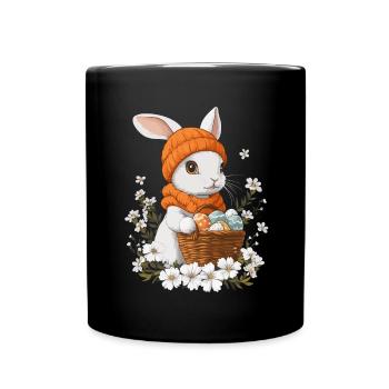 Easter Bunny Gift Easter Women Men Children - Full Colour Mug - black - Front