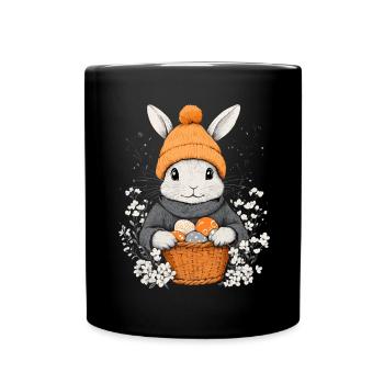 Easter Bunny Gift Easter Women Men Children - Full Colour Mug - black - Front