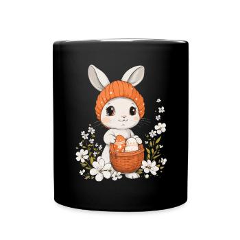 Easter Bunny Gift Easter Women Men Children - Full Colour Mug - black - Front