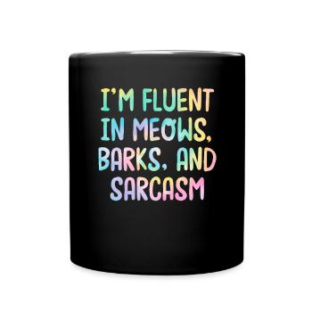Drôle d’activiste animalier Tie Dye Foster Shelter - Mug uni - noir - Devant