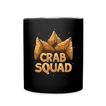 RF Chinese Food Crab Rangoon Meme Funny - Full Colour Mug - black - Front