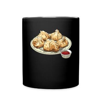 RF Chinese Food Crab Rangoon Meme Funny - Full Colour Mug - black - Front