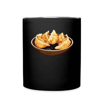 RF Chinese Food Crab Rangoon Meme Funny - Full Colour Mug - black - Front