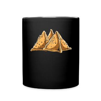 RF Chinese Food Crab Rangoon Meme Funny - Full Colour Mug - black - Front