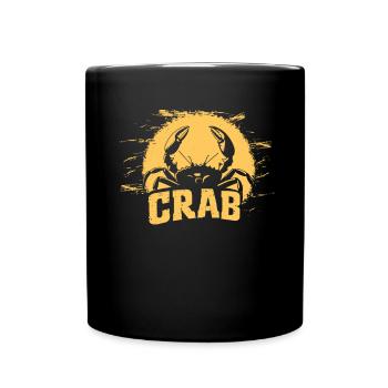 RF Chinese Food Crab Rangoon Meme Funny - Full Colour Mug - black - Front