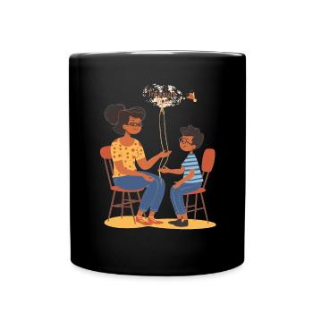 phonemisPhonemische Bewusstseinswissenschaft - Tasse einfarbig - Schwarz - Vorne