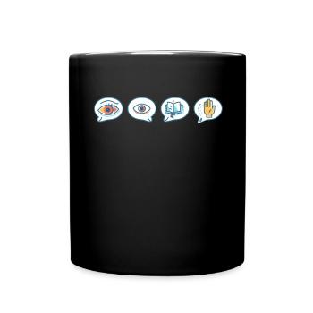 phonemisPhonemische Bewusstseinswissenschaft - Tasse einfarbig - Schwarz - Vorne