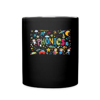 phonemisPhonemische Bewusstseinswissenschaft - Tasse einfarbig - Schwarz - Vorne
