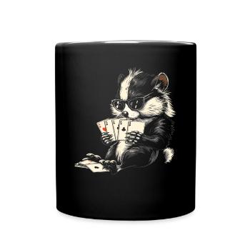 Cribbage Graphic Funny Cribbage Player - Tasse einfarbig - Schwarz - Vorne