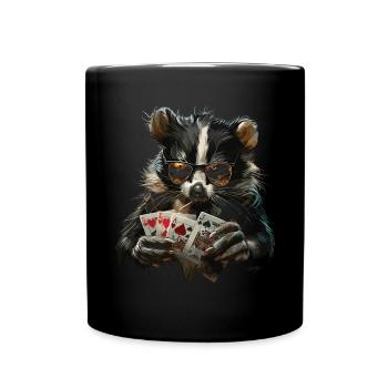 Cribbage Graphic Funny Cribbage Player - Tasse einfarbig - Schwarz - Vorne