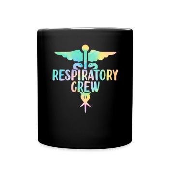 Respiratory Squad Tie Dye Lungengesundheit - Tasse einfarbig - Schwarz - Vorne