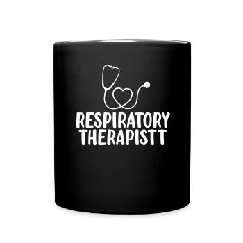 Atemtherapeut Peds RT Respiratory - Tasse einfarbig - Schwarz - Vorne