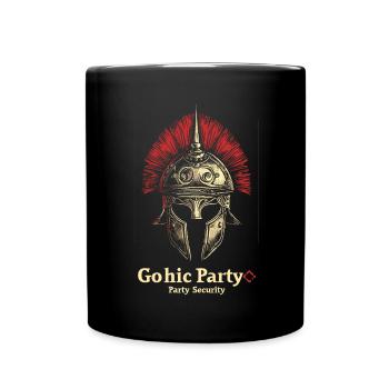 Tenue de fête Toga drôle - Mug uni - noir - Devant