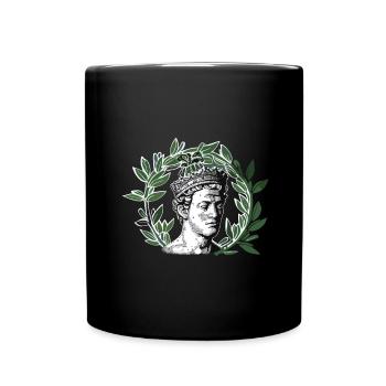 Tenue de fête Toga drôle - Mug uni - noir - Devant