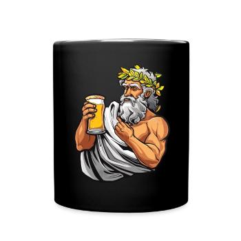 Tenue de fête Toga drôle - Mug uni - noir - Devant