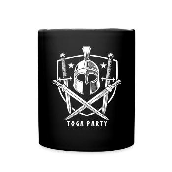 Tenue de fête Toga drôle - Mug uni - noir - Devant