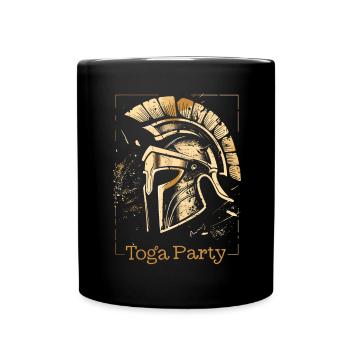 Tenue de fête Toga drôle - Mug uni - noir - Devant