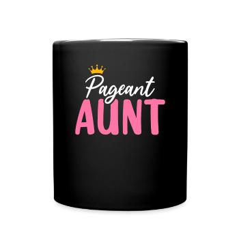 Festzug Tante Glitz Glam Schönheitswettbewerb Tante - Tasse einfarbig - Schwarz - Vorne