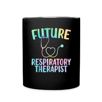 Future inhalothérapeute Tie Dye Funny Peds - Mug uni - noir - Devant