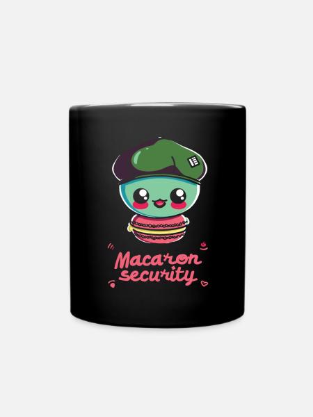 Macaron-liebhaber Macaron Baker - Tasse einfarbig - Schwarz