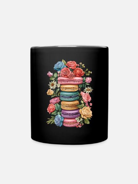 Macaron-liebhaber Macaron Baker - Tasse einfarbig - Schwarz