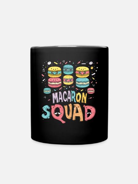 Macaron-liebhaber Macaron Baker - Tasse einfarbig - Schwarz